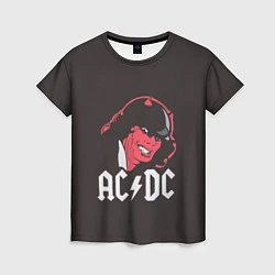 Женская футболка AC/DC Devil