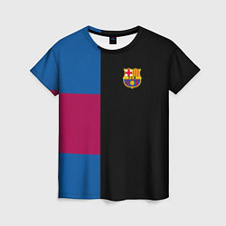 Женская футболка Barcelona FC: Black style