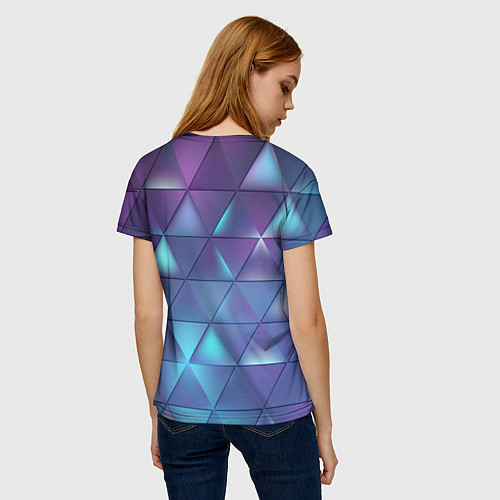 Женская футболка Beautiful abstract / 3D-принт – фото 4