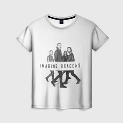 Женская футболка Imagine Dragons: White