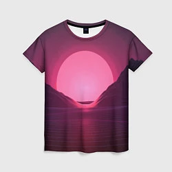 Футболка женская Cyber Sun, цвет: 3D-принт
