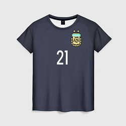 Женская футболка Сборная Аргентины: Диабола ЧМ-2018