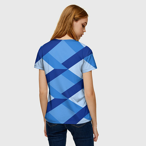 Женская футболка Линий геометрия / 3D-принт – фото 4