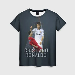 Женская футболка Christiano Ronaldo