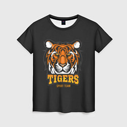 Женская футболка TIGERS(SPORT TEAM)