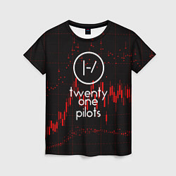 Женская футболка Twenty one pilots