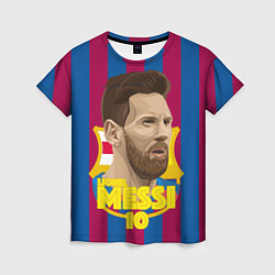 Женская футболка FCB Lionel Messi