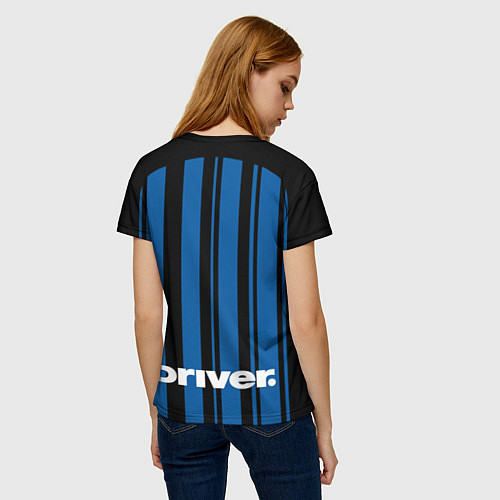Женская футболка Inter FC: Home 17/18 / 3D-принт – фото 4