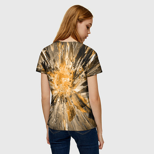 Женская футболка PUBG: Abstract Explode / 3D-принт – фото 4