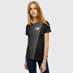 Футболка женская BMW: Grey Colors Lines, цвет: 3D-принт — фото 2