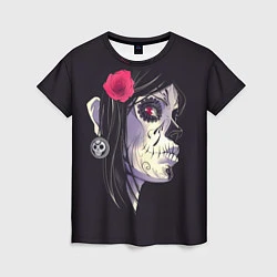 Женская футболка Мертвая девушка