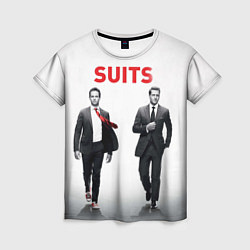 Женская футболка Suits