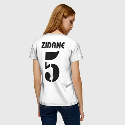 Женская футболка Zidane ретро / 3D-принт – фото 4