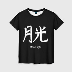 Женская футболка Symbol Moon Light: Hieroglyph