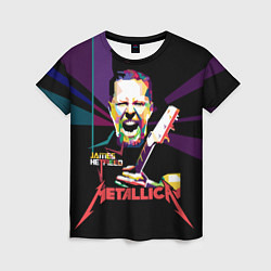 Женская футболка Metallica: James Alan Hatfield