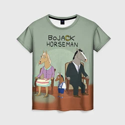 Женская футболка BoJack Horseman