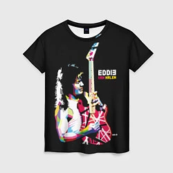 Женская футболка Eddie Van Halen Art