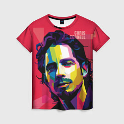 Женская футболка Chris Cornell Art