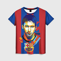 Футболка женская Lionel Messi, цвет: 3D-принт