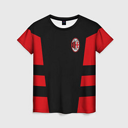 Женская футболка АC Milan: Black Sport
