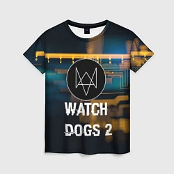 Женская футболка Watch Dogs 2: Tech Scheme
