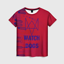 Футболка женская Watch Dogs: Hacker Collection, цвет: 3D-принт