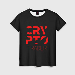 Женская футболка Crypto Traider