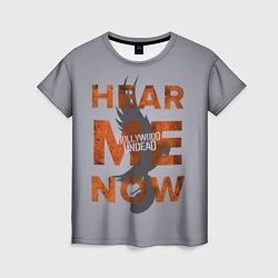 Женская футболка Hollywood Undead: Hear me now