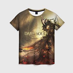 Женская футболка Dark Souls: Dark Knight