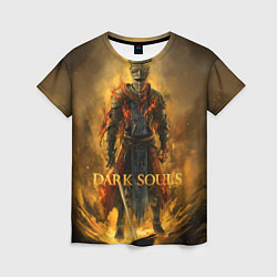 Женская футболка Dark Souls: Flame Knight