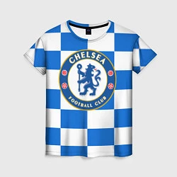 Женская футболка FC Chelsea: Grid