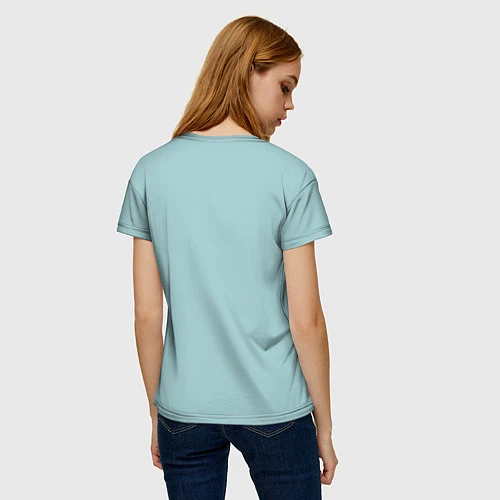 Женская футболка Minimal Fox / 3D-принт – фото 4