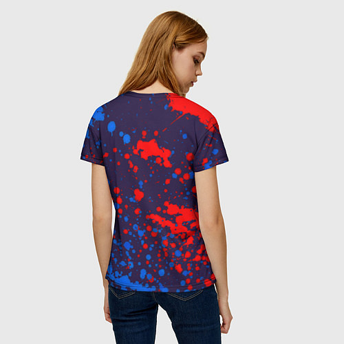 Женская футболка Яркий Водолей / 3D-принт – фото 4