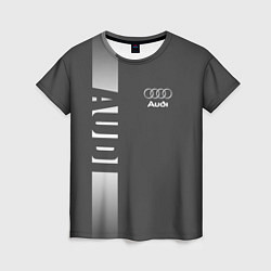 Футболка женская Audi: Grey Sport, цвет: 3D-принт