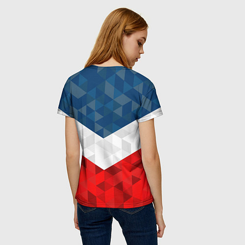 Женская футболка Форма России / 3D-принт – фото 4