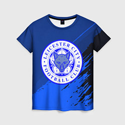 Женская футболка FC Leicester: Abstract style