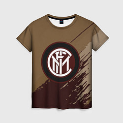 Женская футболка FC Inter: Abstract style