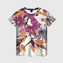 Женская футболка Fashion Flowers