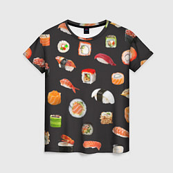 Женская футболка Планета суши