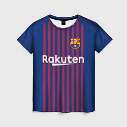 Женская футболка FC Barcelona: Messi Home 18/19