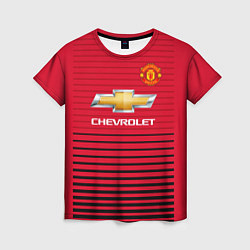 Футболка женская FC Manchester United: Away 18/19, цвет: 3D-принт