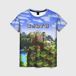Женская футболка Minecraft: Ольга