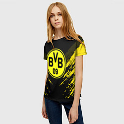 Футболка женская Borussia FC: Sport Fashion, цвет: 3D-принт — фото 2