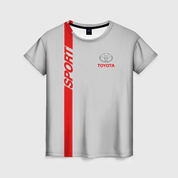 Женская футболка Toyota: Silver Sport