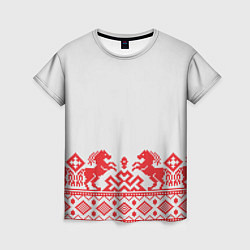 Женская футболка Старославянский узор