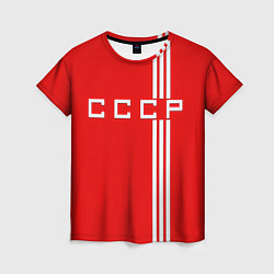 Футболка женская Cборная СССР, цвет: 3D-принт