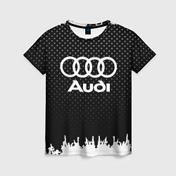 Женская футболка Audi: Black Side