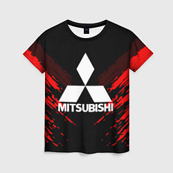 Футболка женская Mitsubishi: Red Anger, цвет: 3D-принт