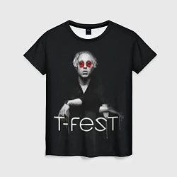 Женская футболка T-Fest: Black Style