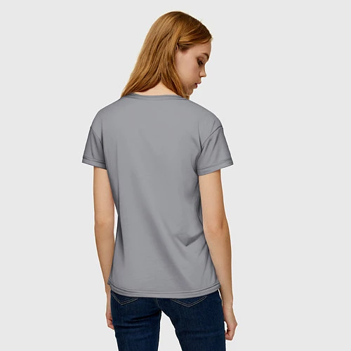 Женская футболка T-Fest: Grey Style / 3D-принт – фото 4